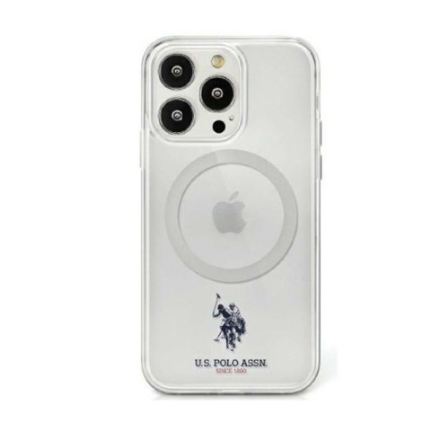 US Polo Assn MagSafe Collection - Etui iPhone 15 (przezroczysty) US Polo Assn MagSafe Collection - Etui iPhone 15 (przezroczysty)