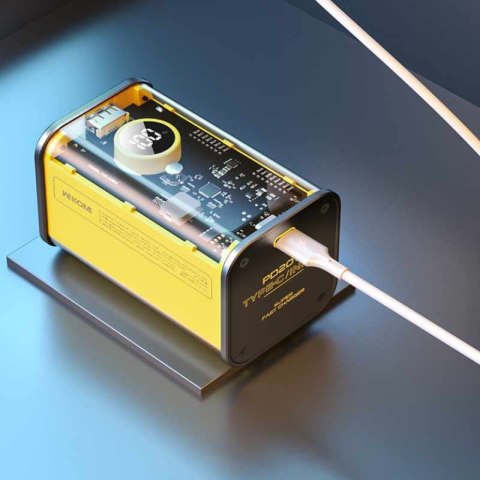 WEKOME WP-347 Vanguard Series - Power bank 20000 mAh Super Fast Charging z wbudowanym kablem USB-C PD 20W & Lightning + USB-A QC WEKOME WP-347 Vanguard Series - Power bank 20000 mAh Super Fast Charging z wbudowanym kablem USB-C PD 20W & Lightning + USB-A QC