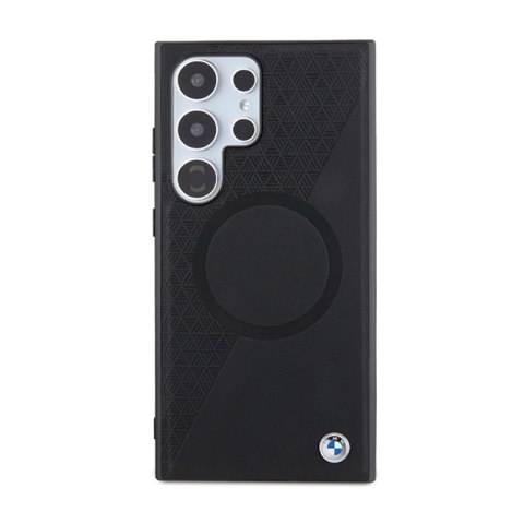 BMW Leather Half Textured & Circle MagSafe - Etui Samsung Galaxy S24 Ultra (czarny) BMW Leather Half Textured & Circle MagSafe - Etui Samsung Galaxy S24 Ultra (czarny)