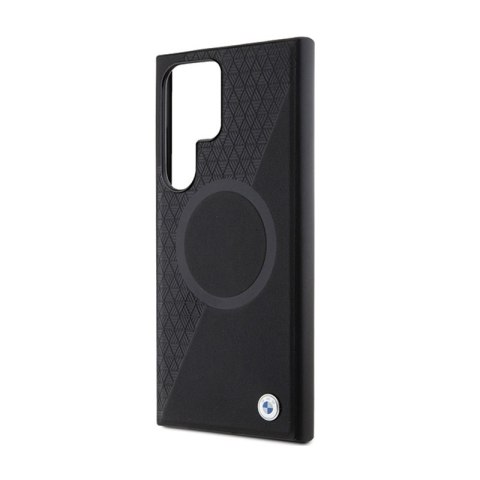 BMW Leather Half Textured & Circle MagSafe - Etui Samsung Galaxy S24 Ultra (czarny) BMW Leather Half Textured & Circle MagSafe - Etui Samsung Galaxy S24 Ultra (czarny)