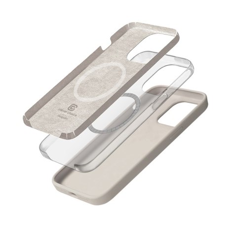 Crong Color Cover Magnetic - Etui iPhone 15 Pro MagSafe (kamienny beż) Crong Color Cover Magnetic - Etui iPhone 15 Pro MagSafe (kamienny beż)