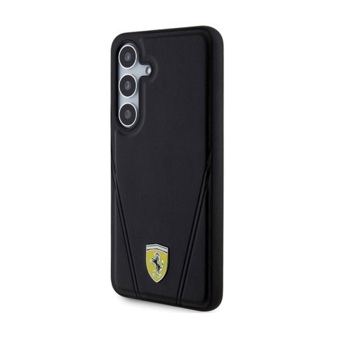 Ferrari Hot Stamp V Lines MagSafe - Etui Samsung Galaxy S24+ (czarny) Ferrari Hot Stamp V Lines MagSafe - Etui Samsung Galaxy S24+ (czarny)