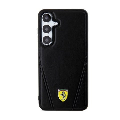 Ferrari Hot Stamp V Lines MagSafe - Etui Samsung Galaxy S24+ (czarny) Ferrari Hot Stamp V Lines MagSafe - Etui Samsung Galaxy S24+ (czarny)