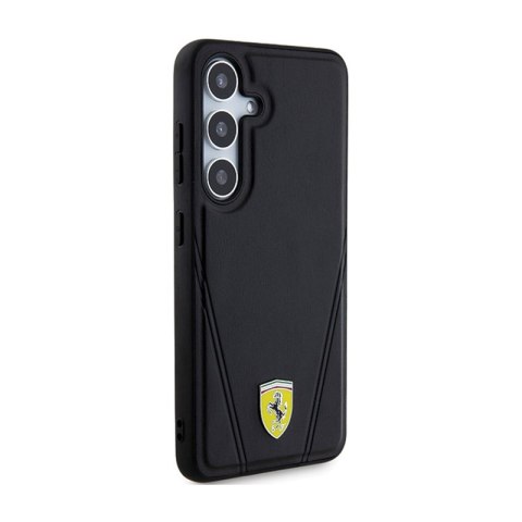 Ferrari Hot Stamp V Lines MagSafe - Etui Samsung Galaxy S24+ (czarny) Ferrari Hot Stamp V Lines MagSafe - Etui Samsung Galaxy S24+ (czarny)