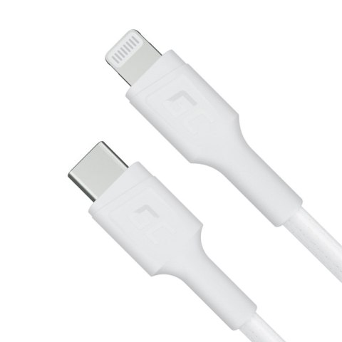Green Cell PowerStream - Kabel Przewód USB-C - Lightning 100 cm Power Delivery certyfikat Apple MFi (biały) Green Cell PowerStream - Kabel Przewód USB-C - Lightning 100 cm Power Delivery certyfikat Apple MFi (biały)