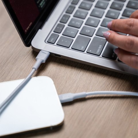 Green Cell PowerStream - Kabel Przewód USB-C - Lightning 100 cm Power Delivery certyfikat Apple MFi (biały) Green Cell PowerStream - Kabel Przewód USB-C - Lightning 100 cm Power Delivery certyfikat Apple MFi (biały)