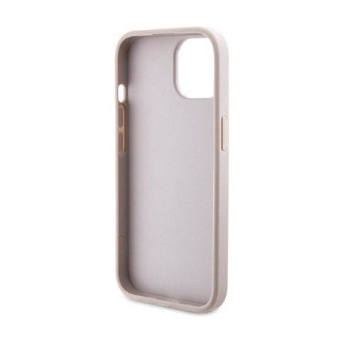 Guess 4G Bottom Stripe Collection - Etui iPhone 15 (różowy) Guess 4G Bottom Stripe Collection - Etui iPhone 15 (różowy)