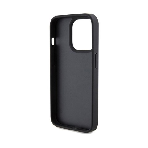 US Polo Assn Yoke Pattern - Etui iPhone 15 Pro (czarny) US Polo Assn Yoke Pattern - Etui iPhone 15 Pro (czarny)