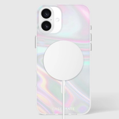 Case-Mate Soap Bubble MagSafe - Etui iPhone 16 Plus (Iridescent) Case-Mate Soap Bubble MagSafe - Etui iPhone 16 Plus (Iridescent)