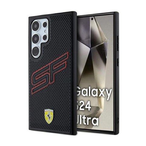 Ferrari Big SF Perforated - Etui Samsung Galaxy S24 Ultra (czarny) Ferrari Big SF Perforated - Etui Samsung Galaxy S24 Ultra (czarny)