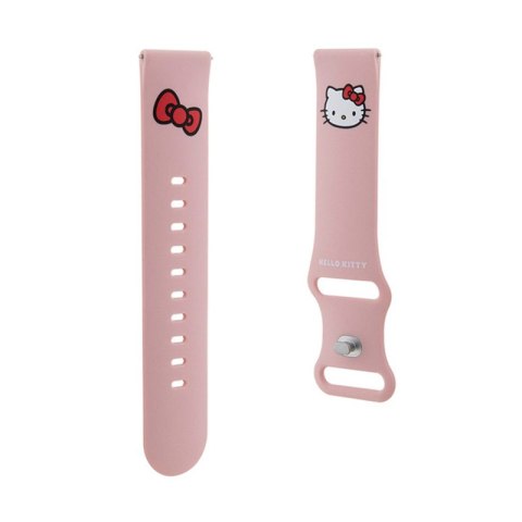Hello Kitty Silicone Kitty Head - Pasek uniwersalny do smartwatcha 22 mm (różowy) Hello Kitty Silicone Kitty Head - Pasek uniwersalny do smartwatcha 22 mm (różowy)