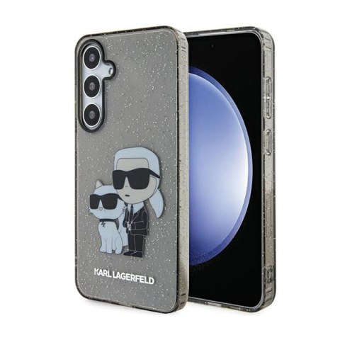 Karl Lagerfeld IML Glitter Karl & Choupette - Etui Samsung Galaxy S24 (czarny) Karl Lagerfeld IML Glitter Karl & Choupette - Etui Samsung Galaxy S24 (czarny)