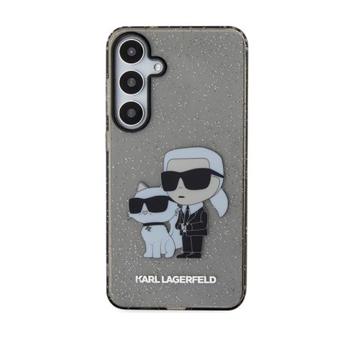 Karl Lagerfeld IML Glitter Karl & Choupette - Etui Samsung Galaxy S24 (czarny) Karl Lagerfeld IML Glitter Karl & Choupette - Etui Samsung Galaxy S24 (czarny)