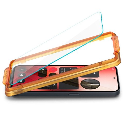 Spigen Alm Glas.TR 2-Pack - Szkło hartowane do Nothing Phone 2a / 2a Plus (2 szt.) (Przezroczysty) Spigen Alm Glas.TR 2-Pack - Szkło hartowane do Nothing Phone 2a / 2a Plus (2 szt.) (Przezroczysty)