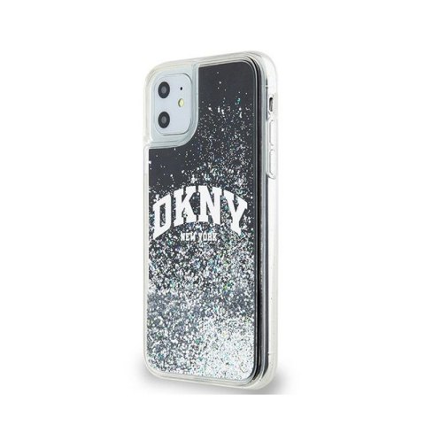 DKNY Liquid Glitter Big Logo - Etui iPhone 11 (czarny) DKNY Liquid Glitter Big Logo - Etui iPhone 11 (czarny)