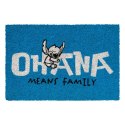 Disney Stitch - Wycieraczka (40 x 60 cm) (niebieski)