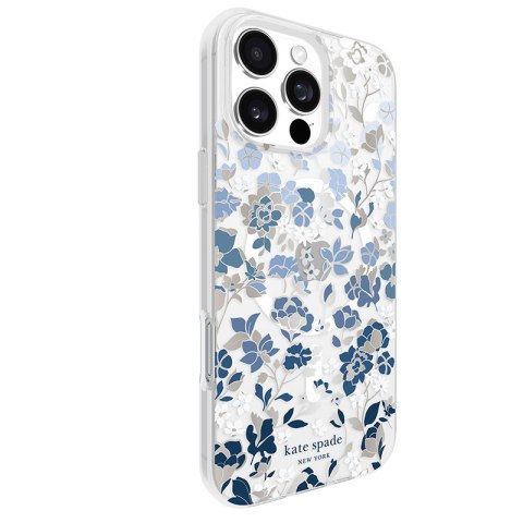 Kate Spade New York Protective Gems MagSafe - Etui iPhone 16 Pro Max (Flowerbed Blue) Kate Spade New York Protective Gems MagSafe - Etui iPhone 16 Pro Max (Flowerbed Blue)
