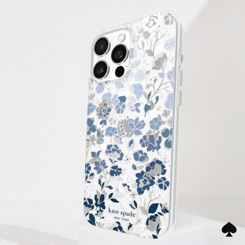 Kate Spade New York Protective Gems MagSafe - Etui iPhone 16 Pro Max (Flowerbed Blue) Kate Spade New York Protective Gems MagSafe - Etui iPhone 16 Pro Max (Flowerbed Blue)