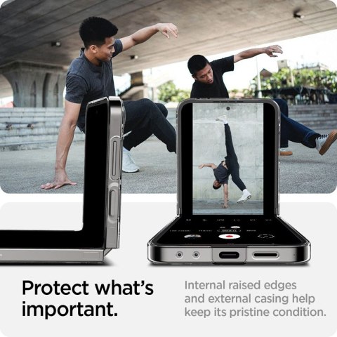 Spigen Airskin - Etui do Samsung Galaxy Z Flip 6 (Zero One) Spigen Airskin - Etui do Samsung Galaxy Z Flip 6 (Zero One)