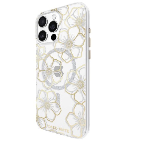 Case-Mate Floral Gems MagSafe - Etui iPhone 16 Pro Max (Gold) Case-Mate Floral Gems MagSafe - Etui iPhone 16 Pro Max (Gold)