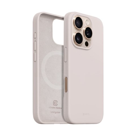 Crong Color Cover Magnetic - Etui iPhone 16 Pro MagSafe (piaskowy róż) Crong Color Cover Magnetic - Etui iPhone 16 Pro MagSafe (piaskowy róż)