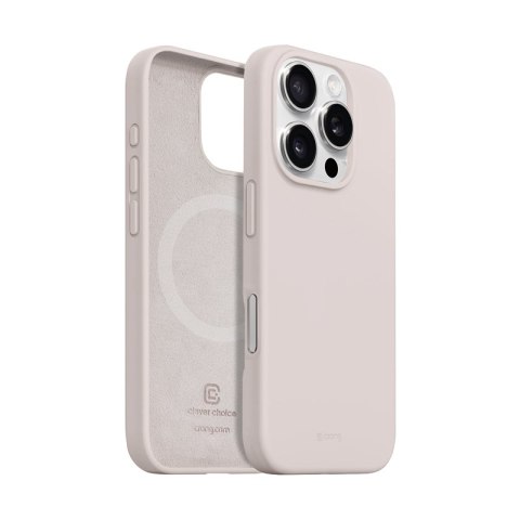Crong Color Cover Magnetic - Etui iPhone 16 Pro MagSafe (piaskowy róż) Crong Color Cover Magnetic - Etui iPhone 16 Pro MagSafe (piaskowy róż)