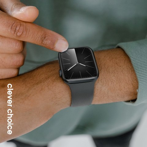 Crong Liquid - Pasek do Apple Watch 44/45/46/49 mm (grafitowy) Crong Liquid - Pasek do Apple Watch 44/45/46/49 mm (grafitowy)