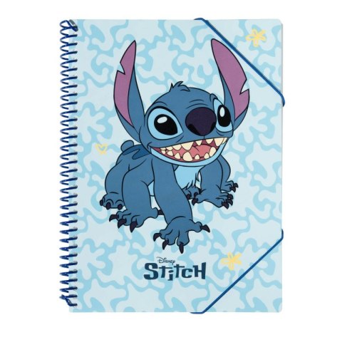 Disney Stitch - Skoroszyt A4 z gumką + 30 przezroczystych koszulek Disney Stitch - Skoroszyt A4 z gumką + 30 przezroczystych koszulek