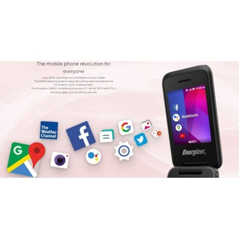 Energizer E282SC+ - Telefon 512MB RAM 4GB 2,8" 4G LTE Dual SIM EU/UK (Czarny) Energizer E282SC+ - Telefon 512MB RAM 4GB 2,8" 4G LTE Dual SIM EU/UK (Czarny)