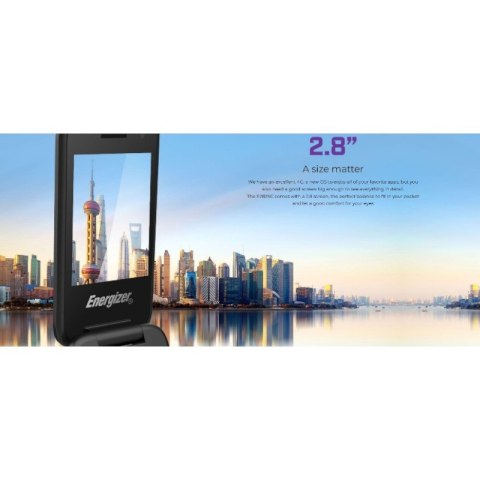 Energizer E282SC+ - Telefon 512MB RAM 4GB 2,8" 4G LTE Dual SIM EU/UK (Czarny) Energizer E282SC+ - Telefon 512MB RAM 4GB 2,8" 4G LTE Dual SIM EU/UK (Czarny)