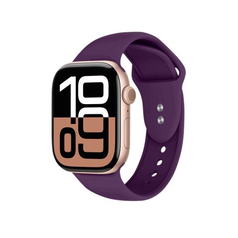 Crong Liquid - Pasek do Apple Watch 44/45/46/49 mm (śliwkowy) Crong Liquid - Pasek do Apple Watch 44/45/46/49 mm (śliwkowy)