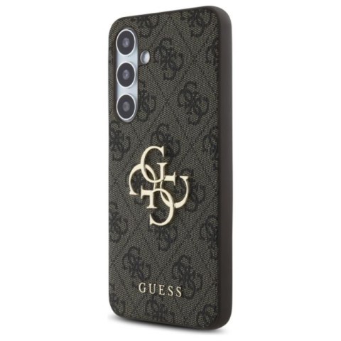 Guess 4G Big Metal Logo - Etui Samsung Galaxy S24 FE (brązowy) Guess 4G Big Metal Logo - Etui Samsung Galaxy S24 FE (brązowy)