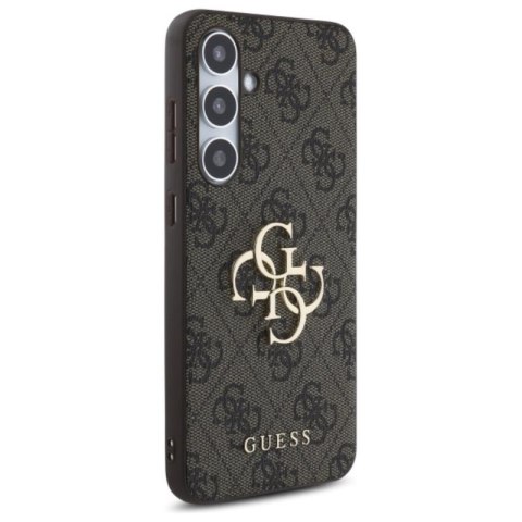 Guess 4G Big Metal Logo - Etui Samsung Galaxy S24 FE (brązowy) Guess 4G Big Metal Logo - Etui Samsung Galaxy S24 FE (brązowy)