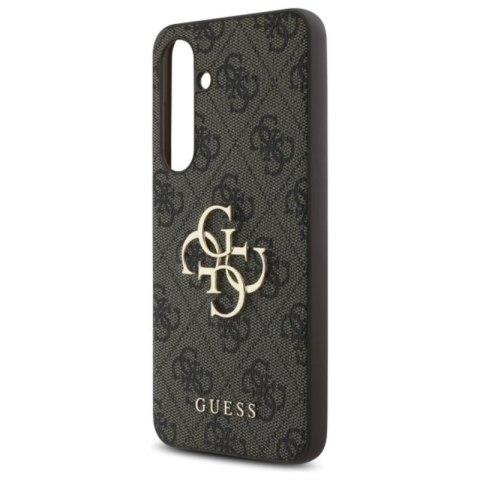 Guess 4G Big Metal Logo - Etui Samsung Galaxy S24 FE (brązowy) Guess 4G Big Metal Logo - Etui Samsung Galaxy S24 FE (brązowy)