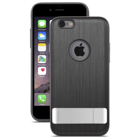Moshi iGlaze Kameleon - Etui hardshell z podstawką iPhone 6s Plus / iPhone 6 Plus (Steel Black) Moshi iGlaze Kameleon - Etui hardshell z podstawką iPhone 6s Plus / iPhone 6 Plus (Steel Black)