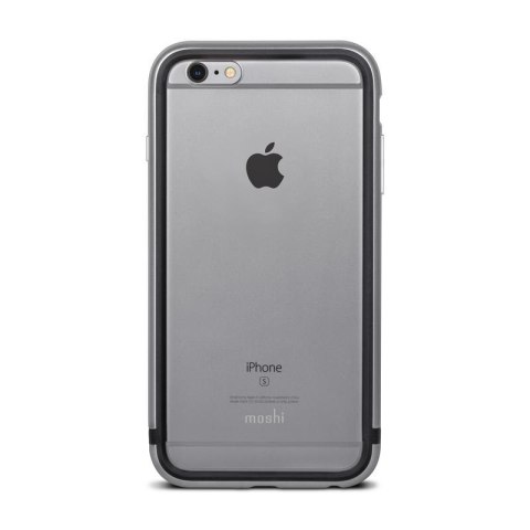 Moshi iGlaze Luxe - Etui z aluminiową ramką iPhone 6s Plus / iPhone 6 Plus (Titanium Grey) Moshi iGlaze Luxe - Etui z aluminiową ramką iPhone 6s Plus / iPhone 6 Plus (Titanium Grey)