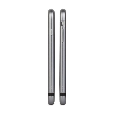 Moshi iGlaze Luxe - Etui z aluminiową ramką iPhone 6s Plus / iPhone 6 Plus (Titanium Grey) Moshi iGlaze Luxe - Etui z aluminiową ramką iPhone 6s Plus / iPhone 6 Plus (Titanium Grey)