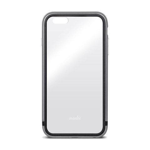 Moshi iGlaze Luxe - Etui z aluminiową ramką iPhone 6s Plus / iPhone 6 Plus (Titanium Grey) Moshi iGlaze Luxe - Etui z aluminiową ramką iPhone 6s Plus / iPhone 6 Plus (Titanium Grey)