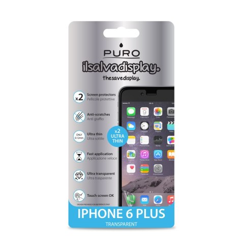 PURO Dwie folie na ekran - iPhone 6s Plus / iPhone 6 Plus PURO Dwie folie na ekran - iPhone 6s Plus / iPhone 6 Plus