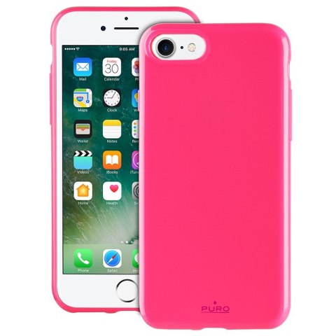 PURO Sunny Kit - Zestaw etui iPhone SE (2022 / 2020) / 8 / 7 + składane okulary przeciwsłoneczne (różowy) PURO Sunny Kit - Zestaw etui iPhone SE (2022 / 2020) / 8 / 7 + składane okulary przeciwsłoneczne (różowy)
