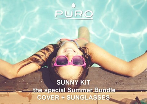 PURO Sunny Kit - Zestaw etui iPhone SE (2022 / 2020) / 8 / 7 + składane okulary przeciwsłoneczne (różowy) PURO Sunny Kit - Zestaw etui iPhone SE (2022 / 2020) / 8 / 7 + składane okulary przeciwsłoneczne (różowy)