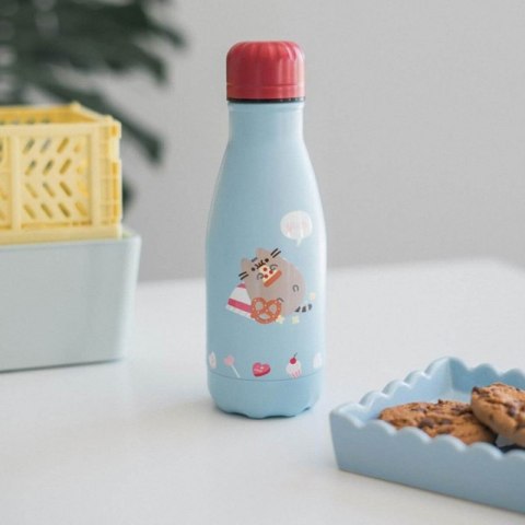 Pusheen - Butelka termiczna ze stali nierdzewnej z kolekcji Purrfect Love 260 ml Pusheen - Butelka termiczna ze stali nierdzewnej z kolekcji Purrfect Love 260 ml