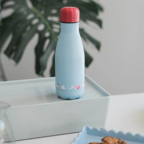 Pusheen - Butelka termiczna ze stali nierdzewnej z kolekcji Purrfect Love 260 ml Pusheen - Butelka termiczna ze stali nierdzewnej z kolekcji Purrfect Love 260 ml