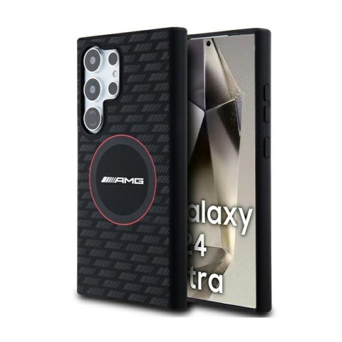 AMG Silicone Carbon Pattern MagSafe - Etui Samsung Galaxy S24 Ultra (czarny) AMG Silicone Carbon Pattern MagSafe - Etui Samsung Galaxy S24 Ultra (czarny)