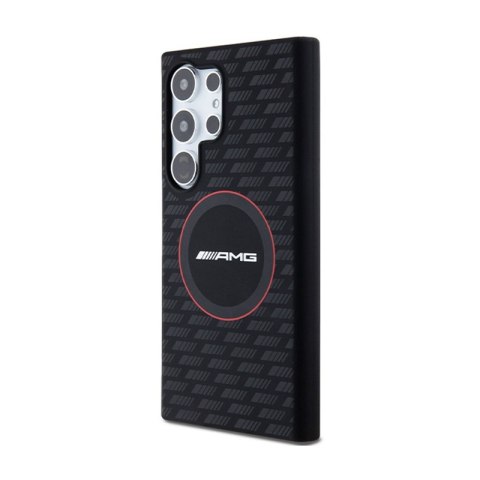 AMG Silicone Carbon Pattern MagSafe - Etui Samsung Galaxy S24 Ultra (czarny) AMG Silicone Carbon Pattern MagSafe - Etui Samsung Galaxy S24 Ultra (czarny)