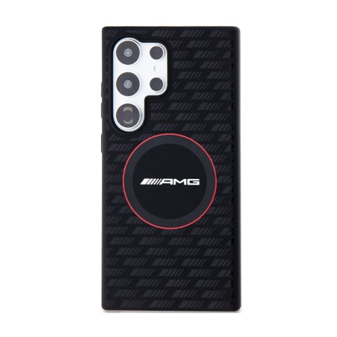 AMG Silicone Carbon Pattern MagSafe - Etui Samsung Galaxy S24 Ultra (czarny) AMG Silicone Carbon Pattern MagSafe - Etui Samsung Galaxy S24 Ultra (czarny)