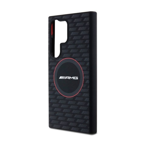AMG Silicone Carbon Pattern MagSafe - Etui Samsung Galaxy S24 Ultra (czarny) AMG Silicone Carbon Pattern MagSafe - Etui Samsung Galaxy S24 Ultra (czarny)