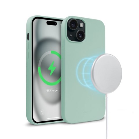 Crong Color Cover Magnetic - Etui iPhone 15 MagSafe (miętowy) Crong Color Cover Magnetic - Etui iPhone 15 MagSafe (miętowy)