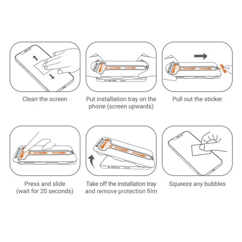 Crong EasyShield 2-Pack - Szkło hartowane iPhone 16 / iPhone 15 (2 sztuki) Crong EasyShield 2-Pack - Szkło hartowane iPhone 16 / iPhone 15 (2 sztuki)