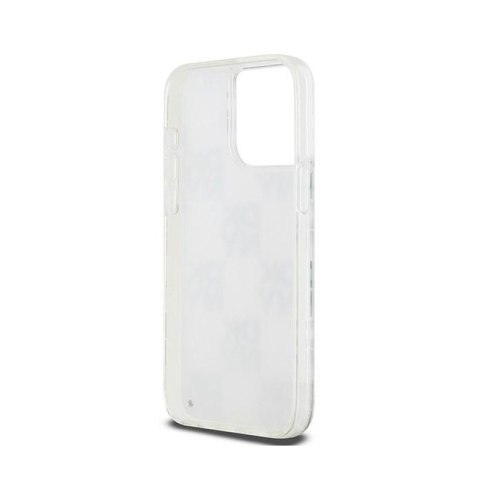 DKNY Liquid Glitter Multilogo - Etui iPhone 15 Pro Max (biały) DKNY Liquid Glitter Multilogo - Etui iPhone 15 Pro Max (biały)